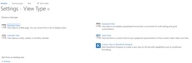 Views In SharePoint Online